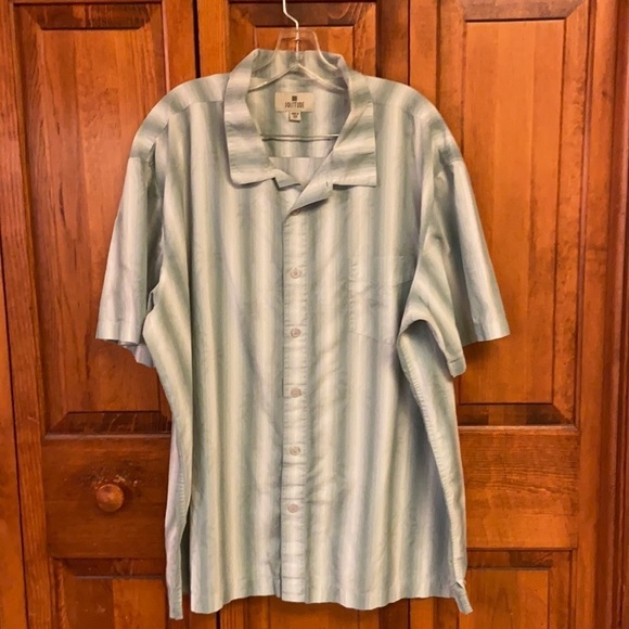 Solitude Button-down Shortsleeved Shirt XXL Cotton - Picture 1 of 7